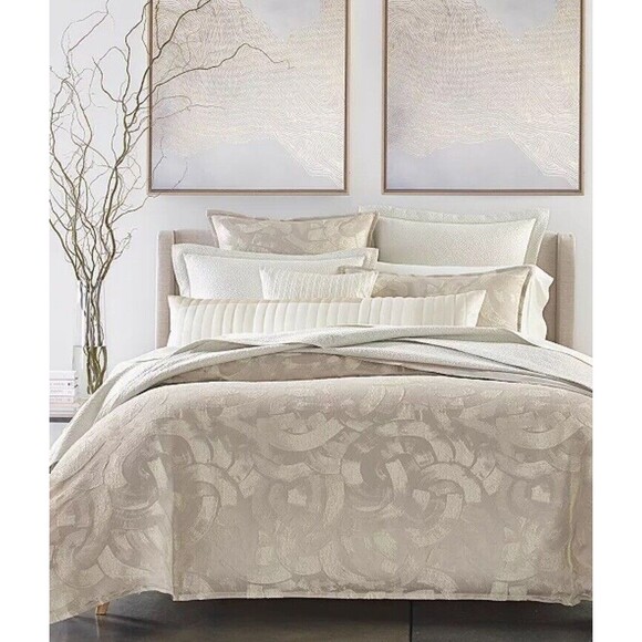 Hotel Collection Brushwork 14" x 48" Faux Leather Decorative Pillow - Picture 3 of 16